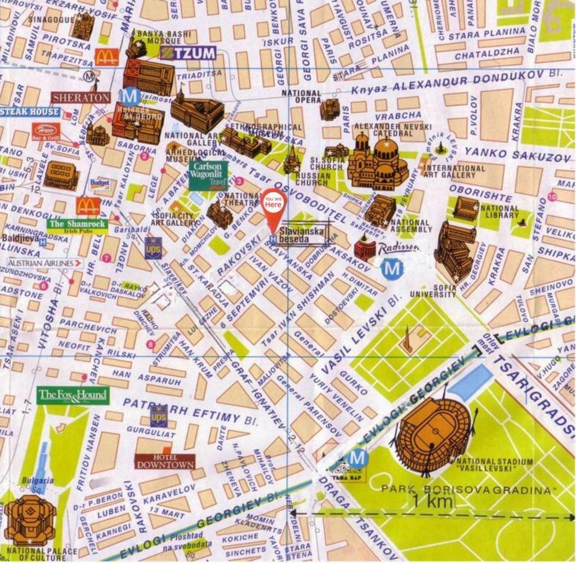 Top Center, 3Bdr, Heart Of The City, Free Secured Parking Sofie Exteriér fotografie
